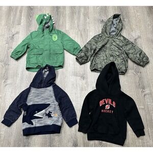 Baby Boy Clothes Lot 18-24 Months 2T Hoodies Light Jackets Carter's Gymboree